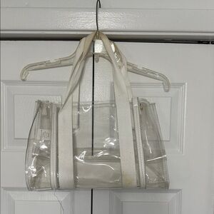 Transparent White Tote Bag